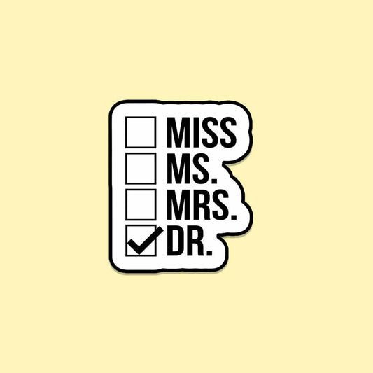 Doctor Sticker