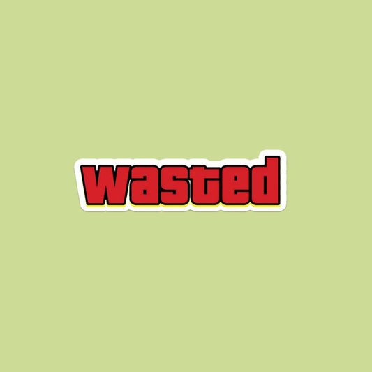 GTA Wasted Sticker