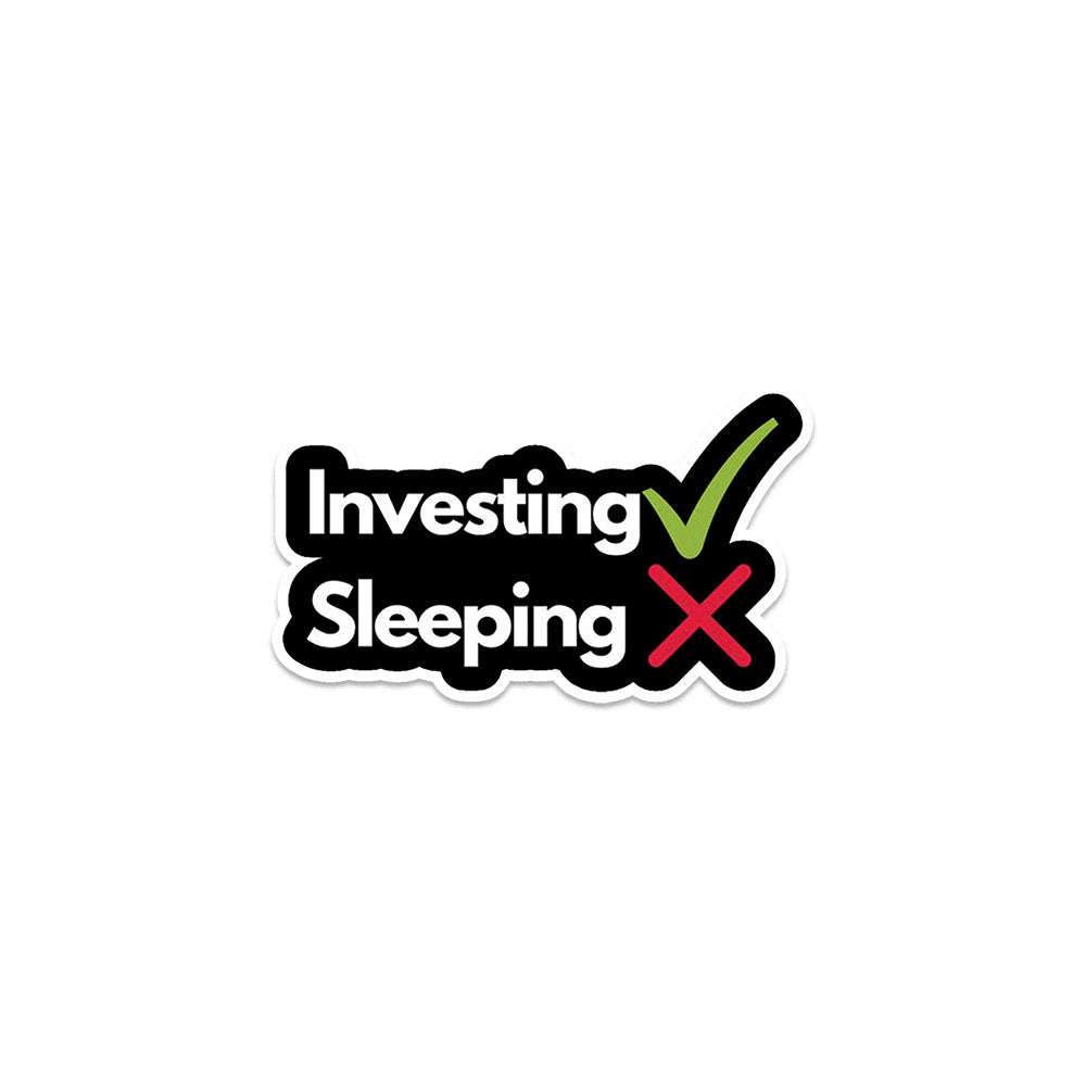 Investing Sleeping Sticker