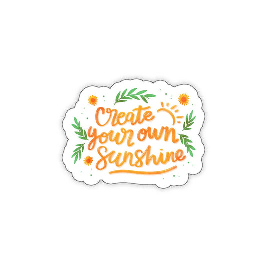 Create your own sunshine inspirational sticker